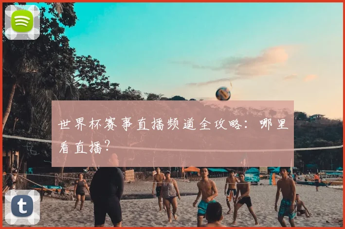 世界杯赛事直播频道全攻略:哪里看直播?